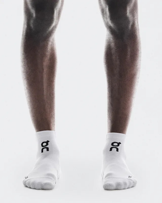 Chaussette On Core Run Mid 2p Homme Blanche | WQIX62180