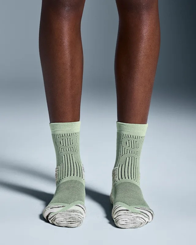 Chaussette On Explorer Merino Femme Vert | ZKUB67589