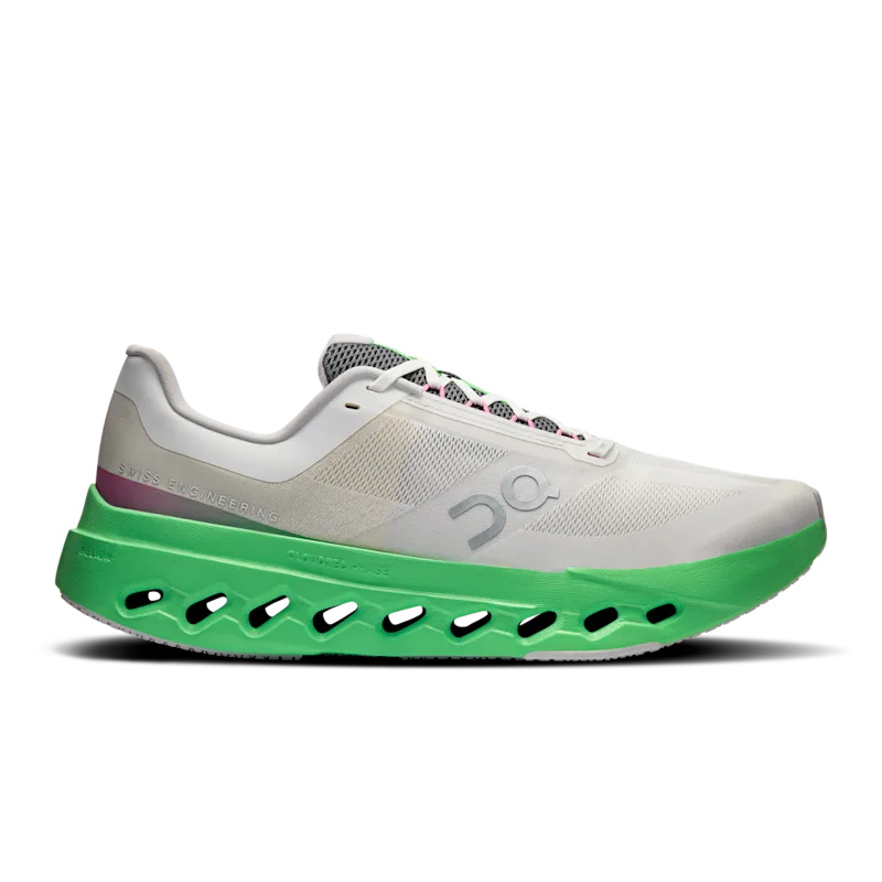Chaussure Running On Cloudsurfer Next Homme Blanche Vert | FJGV38974
