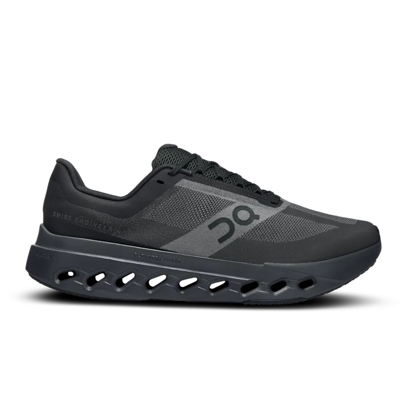 Chaussure Running On Cloudsurfer Next Wide Homme Noir | MAXO62984