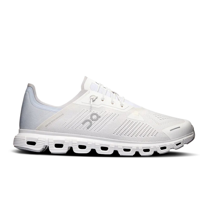 Chaussures Lifestyle On Cloud 6 Coast Homme Blanche | IYHC32045