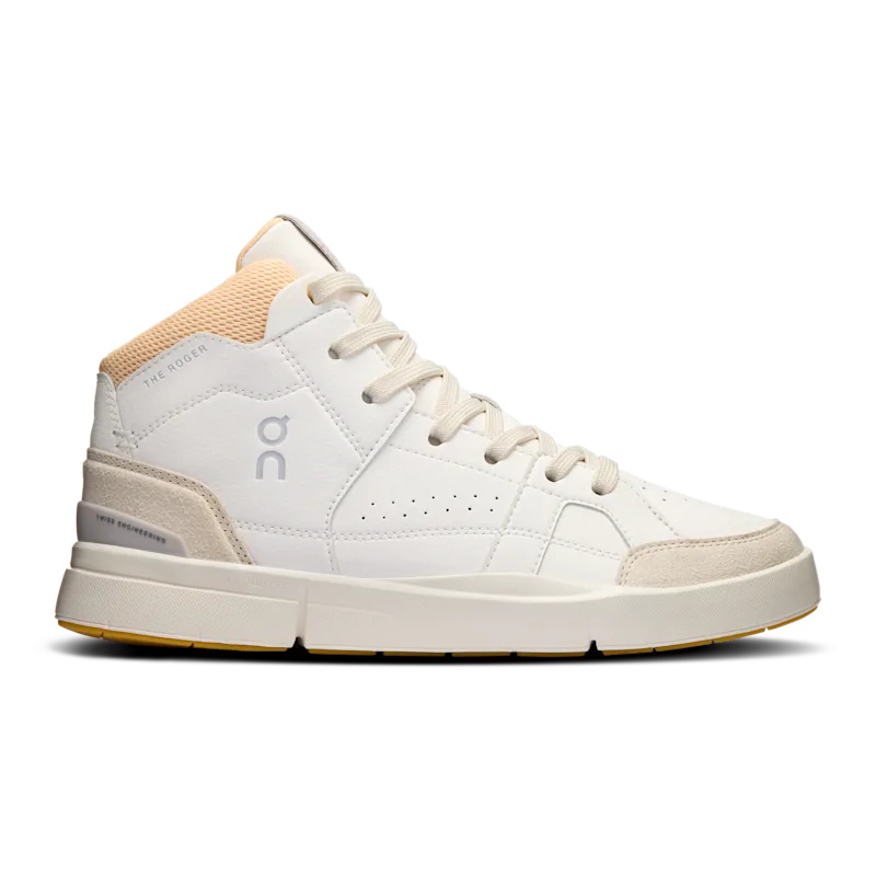 Chaussures Lifestyle On The Roger Clubhouse Mid Femme Blanche | UKEP82741
