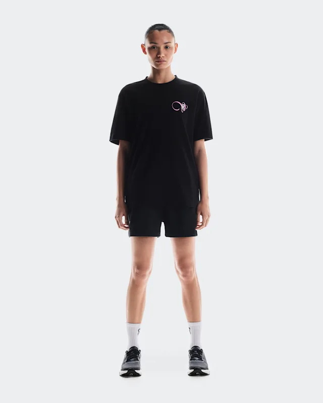 Hauts On Club-t Graphic Femme Noir | KUJE90157