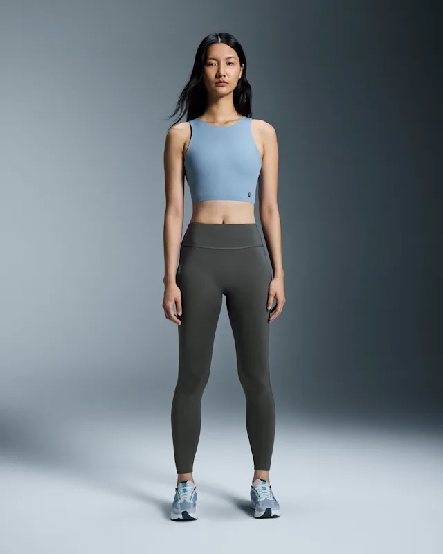 Hauts On Core 2-in-1 Crop Femme Bleu | JBIF73560