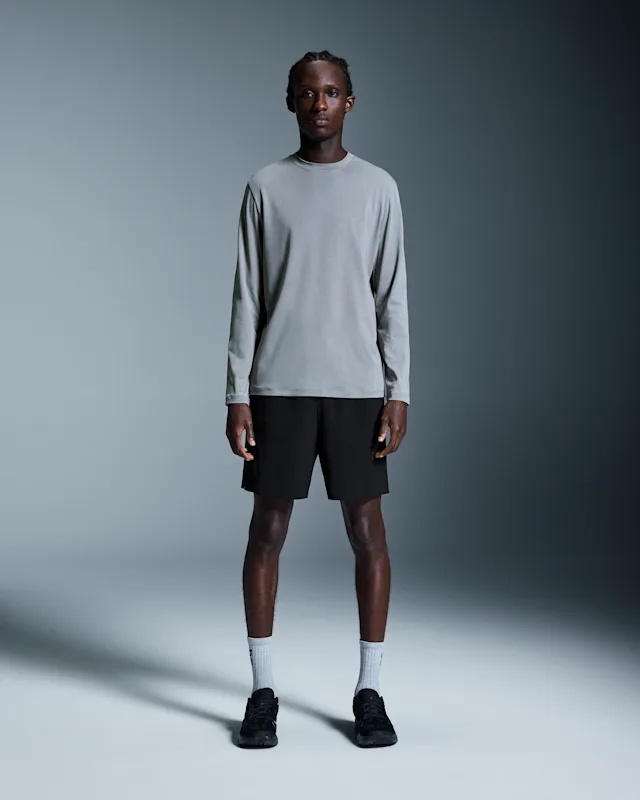 Hauts On Focus Long-t Homme Grise | BKZX50938