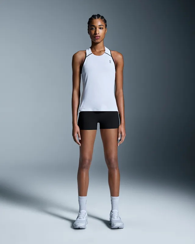 Hauts On Performance Femme Blanche Argent | GKFR83276