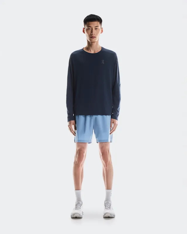 Hauts On Performance Long-t Homme Bleu Marine Noir | XWJI18609