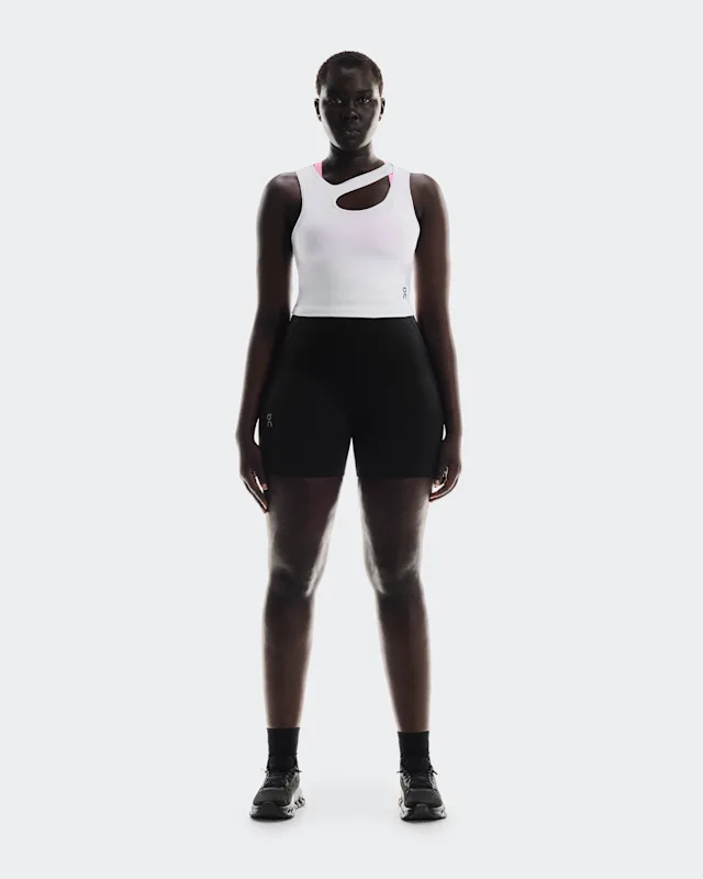 Hauts On Studio Cut-out Crop Femme Blanche | CBHM70458