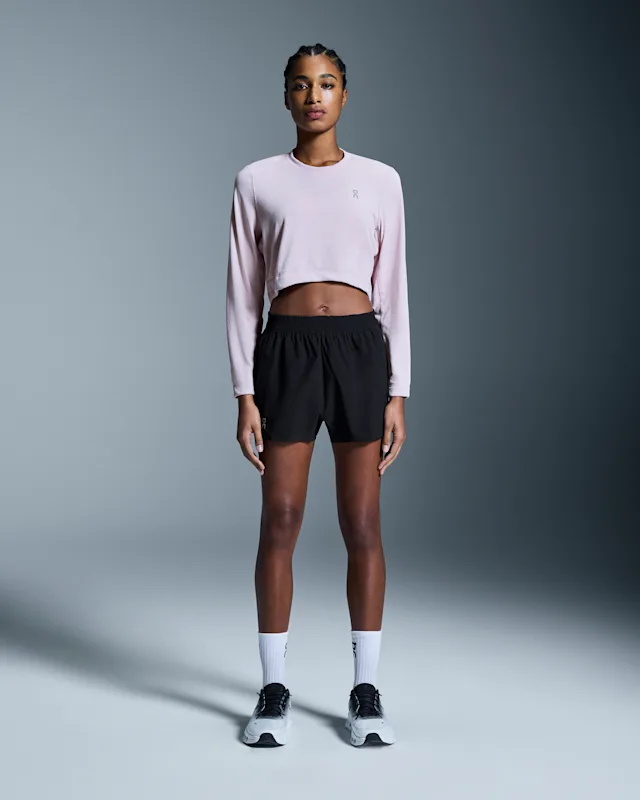 Hauts On Train Long-t Crop Graphic Femme Violette | EDFY56192