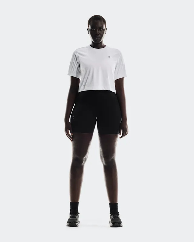 Hauts On Train-t Crop Femme Blanche | DQBI18549