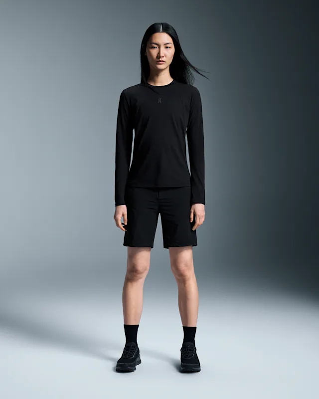 Hauts On Trek Long-t Femme Noir | VJTY25910