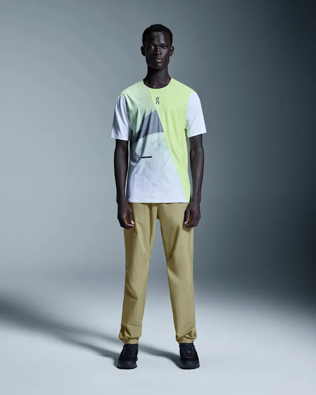 Hauts On Ultra-t Homme Vert Blanche | LBWV28543