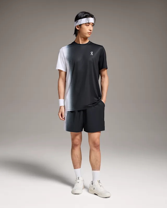 Short On Court Homme Noir Blanche | RTKB49137