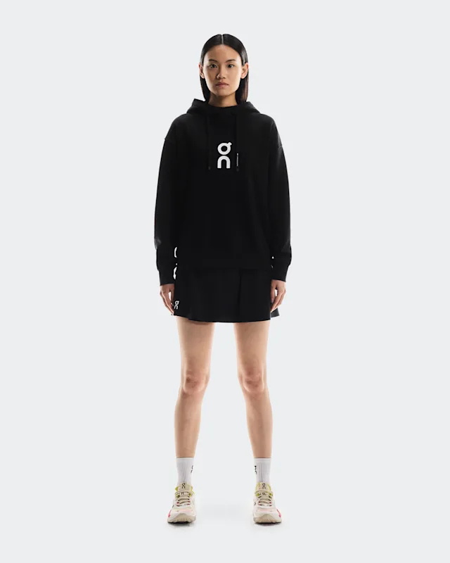Sweat a Capuche On Club Tennis Femme Noir | WFAM17639