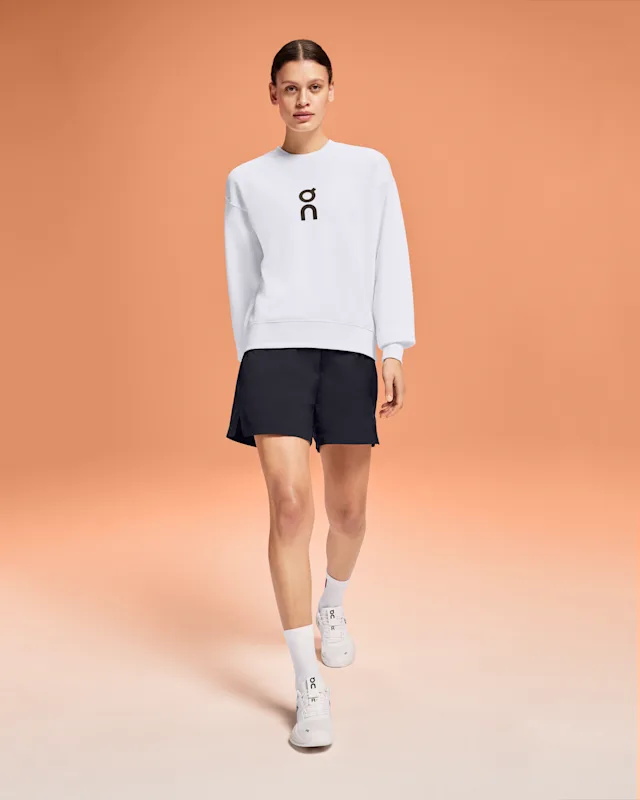 Sweats On Club Crew Femme Blanche | QUCM07851