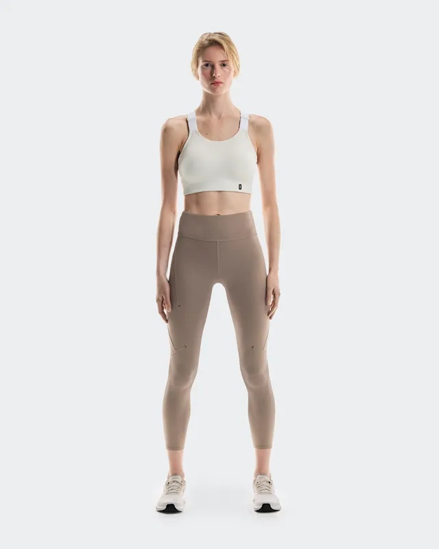 Tights On Performance 7/8 Femme Grise | YGXP67429